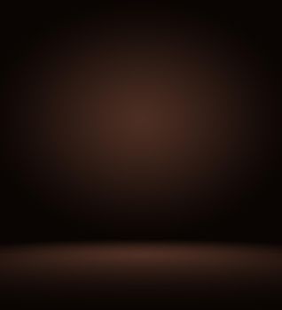 Gradient smooth brown and black abstract background.