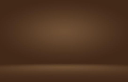 Abstract Smooth Brown wall background layout design,studio,room,web template,Business report with smooth circle gradient color.