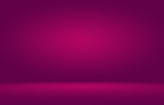 Abstract smooth purple backdrop room interior background.