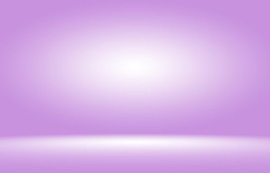Abstract smooth purple backdrop room interior background.