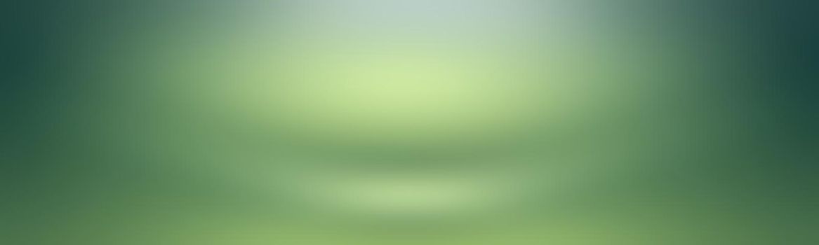 Luxury plain Green gradient abstract studio background empty room with space for your text and picture.