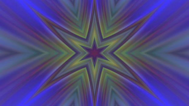 Abstract symmetrical multicolored luminous background kaleidoscope. Design, art