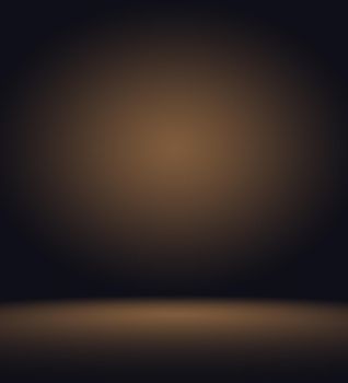 Gradient smooth brown and black abstract background.