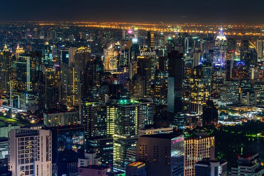Cityscape and skyline of Bangkok City, Thailand. Bangkok is the largest city and the top travel destination of thailand.