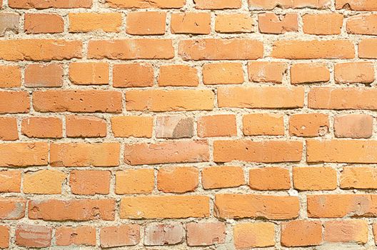 brick wall texture.Orange brick background.