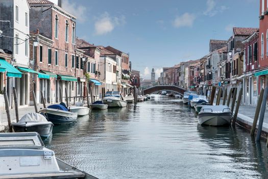 View of one of the canals in Murano