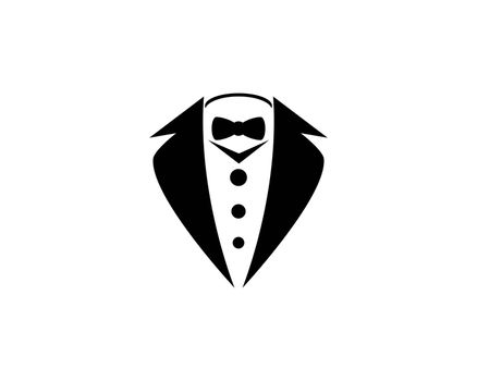 Tuxedo logo vector icon template