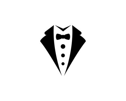 Tuxedo logo vector icon template