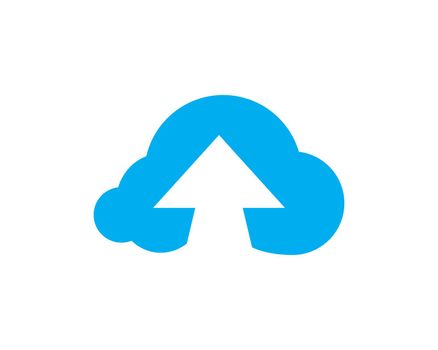 cloud logo vector icon template