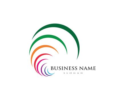 Business Finance professional logo template vector icon