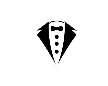 Tuxedo logo vector icon template