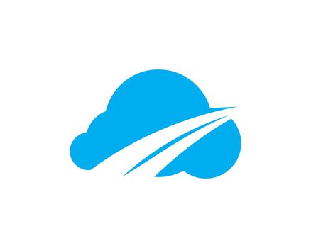 cloud logo vector icon template