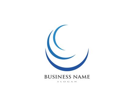 Business Finance professional logo template vector icon