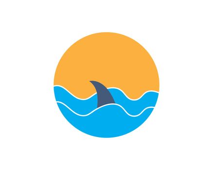 Water wave Logo Template vector icon