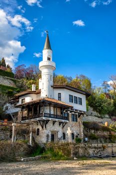 Balchik Palace, Castle of Romanian Queen Marie. Balchik is an old tawn in Nord-east Bulgaria at the Black sea coast.