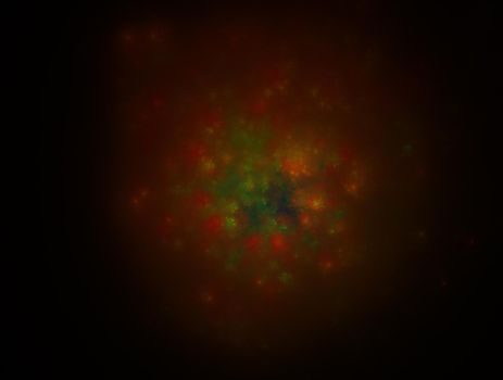 Imaginatory lush fractal texture image abstract background