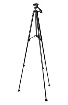 tripod for phone, camera isolated on white background