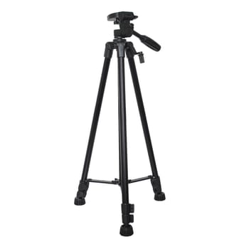 tripod for phone, camera isolated on white background