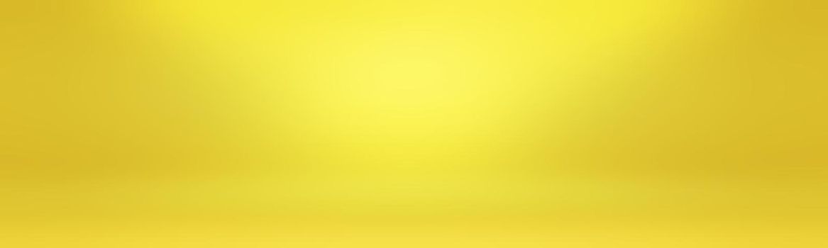 Abstract Luxury Gold yellow gradient studio wall, well use as background,layout,banner and product presentation