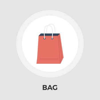Bag store Icon . Flat icon isolated on the white background. Editablefile. illustration.
