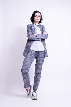 woman manager in office suit, formal dress code. High quality photo