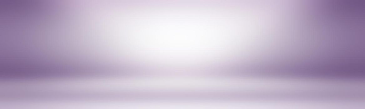 Studio Background Concept - abstract empty light gradient purple studio room background for product. Plain Studio background