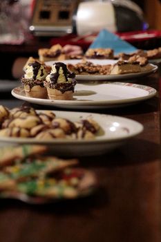Greedy Christmas muffins ready to be eaten with the family