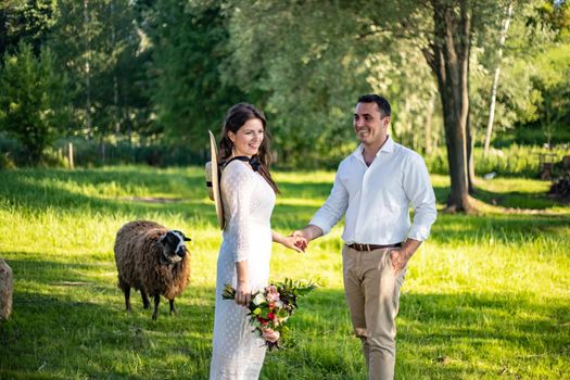 First wedding dance of newlywed