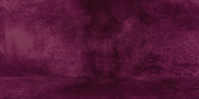 Old shabby concrete wall texture with cracked purple concrete studio wall. Abstract grunge background. Product presentation