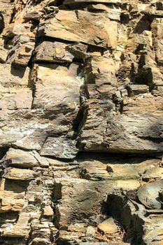 wall of stones piled on top of each other