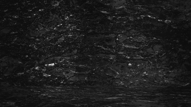 Black marble natural pattern for background, abstract black and white.