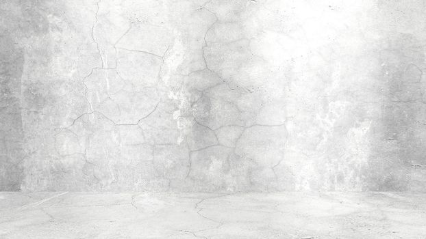 Grungy white background of natural cement or stone old texture as a retro pattern wall. Conceptual wall banner, grunge, material,or construction