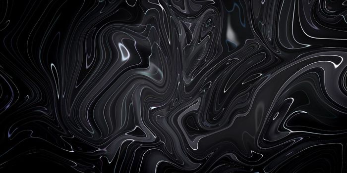 Black Marble ink texture acrylic painted waves texture background. pattern can used for wallpaper or skin wall tile luxurious