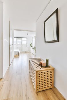 Interior of a spacious room in a luxury house