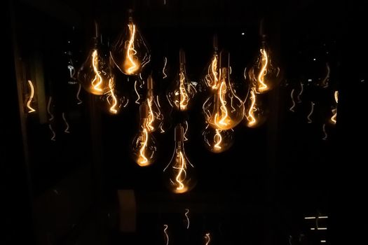 art of lighting of incandescent or led bulbs
