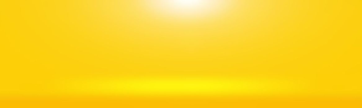 Abstract Luxury Gold yellow gradient studio wall, well use as background,layout,banner and product presentation