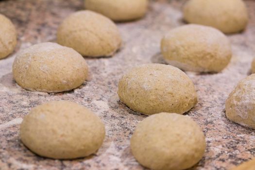 whole wheat dough used to make pizza and focaccia