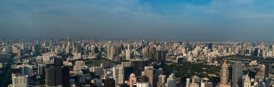 Cityscape and skyline of Bangkok City, Thailand. Bangkok is the largest city and the top travel destination of thailand.