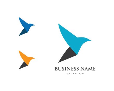 Bird wing Dove Logo Template vector illustration