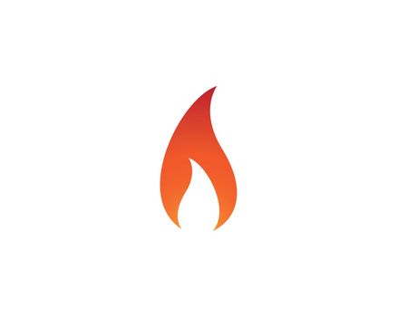 Fire flame Logo Template vector icon Oil, gas and energy logo concept