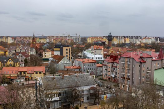 Panoramic view of the city center in Zelenogradsk, Kaliningrad region, Russia, near the Baltic sea. in Zelenogradsk, Kaliningrad region, Russia, near the Baltic sea.