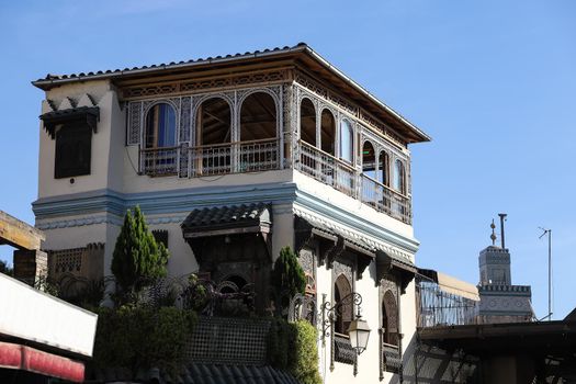 An Old Building in Fez City, Morocco