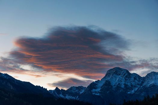 Sunrise in Dolomites, SouthTyrol, Italy