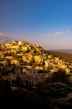 Gordes small medieval town in Provence, Luberon, Vaucluse, France