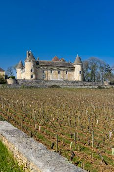 Chateau de Rully castle, Saone-et-Loire departement, Burgundy, France