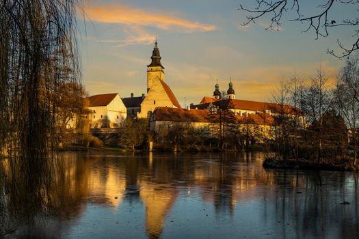 Telc, Unesco world heritage site, Southern Moravia, Czech Republic.