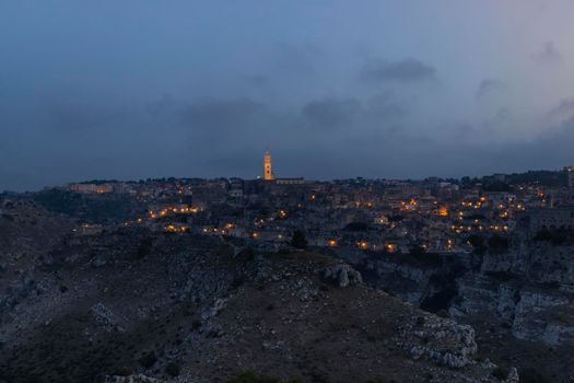 UNESCO site - ancient town of Matera (Sassi di Matera) Basilicata, Southern Italy