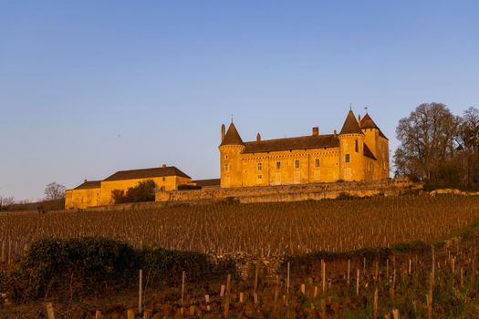 Chateau de Rully castle, Saone-et-Loire departement, Burgundy, France