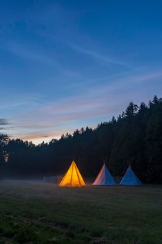 Scout camp, Western Bohemia, Czech Republic