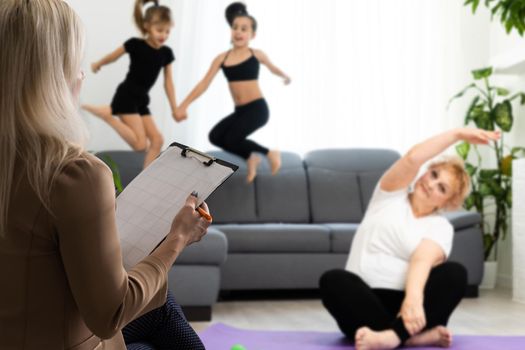 consultation with a psychologist grandmother and granddaughter.